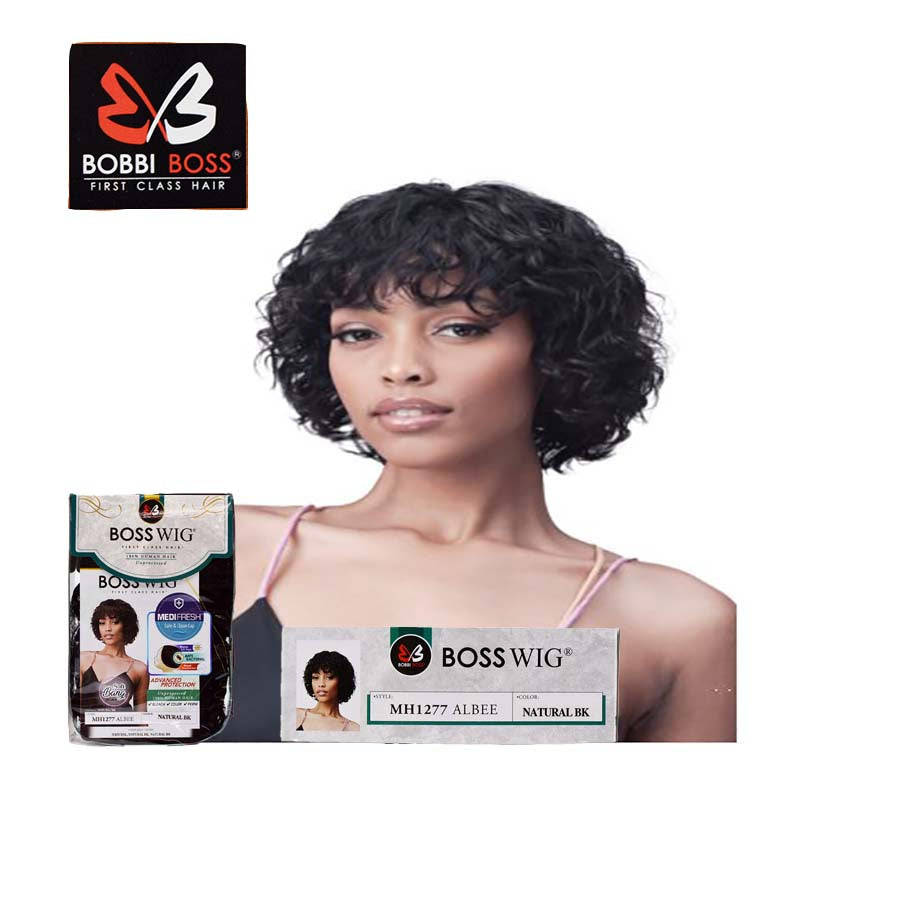 Bobbi Boss BOSS Wig 100 Human Hair MH1277 ALBEE Hair Joy