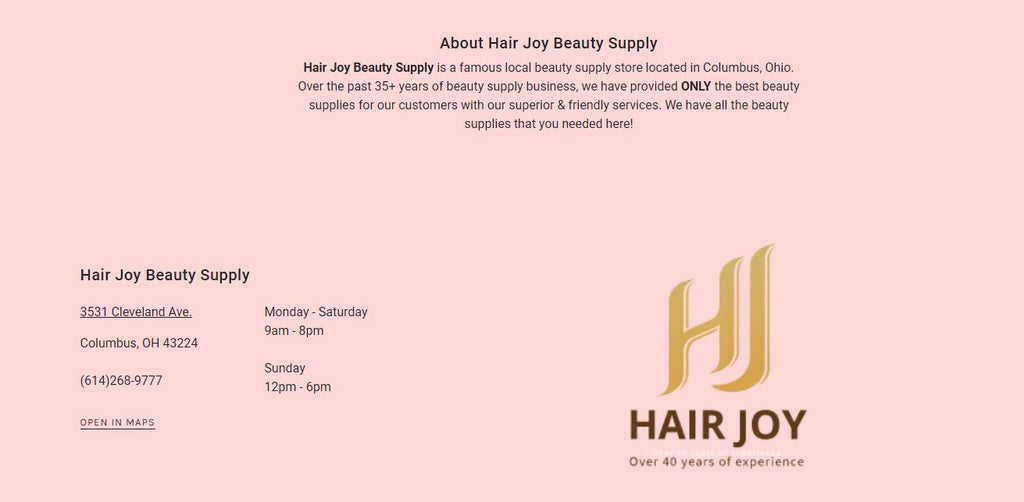 Hair Joy Beauty Supply - Location