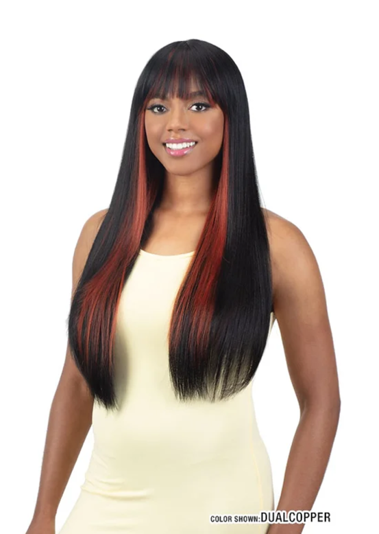 MAYDE MOCHA 100% Human Hair Blend Wig- DIVINE