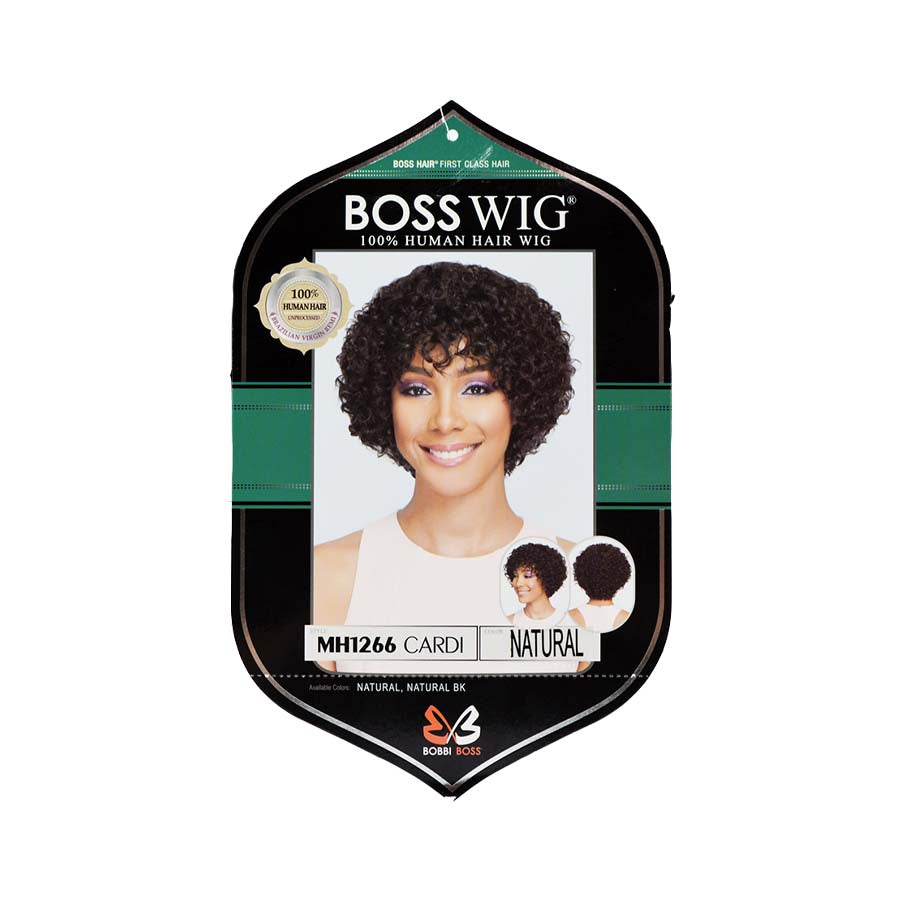 Bobbi Boss - 100% Human Hair Wig - MH1266 CARDI