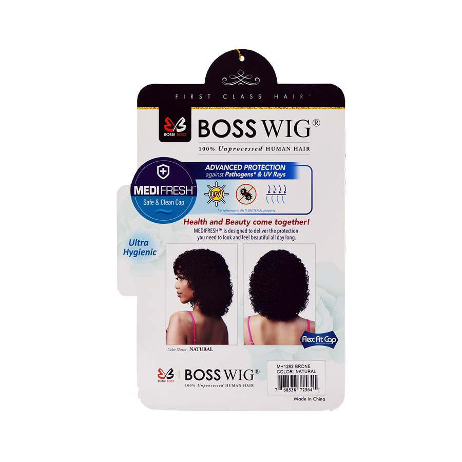 Bobbi Boss - BOSS Wig 100% Human Hair - MH1282 BRONE