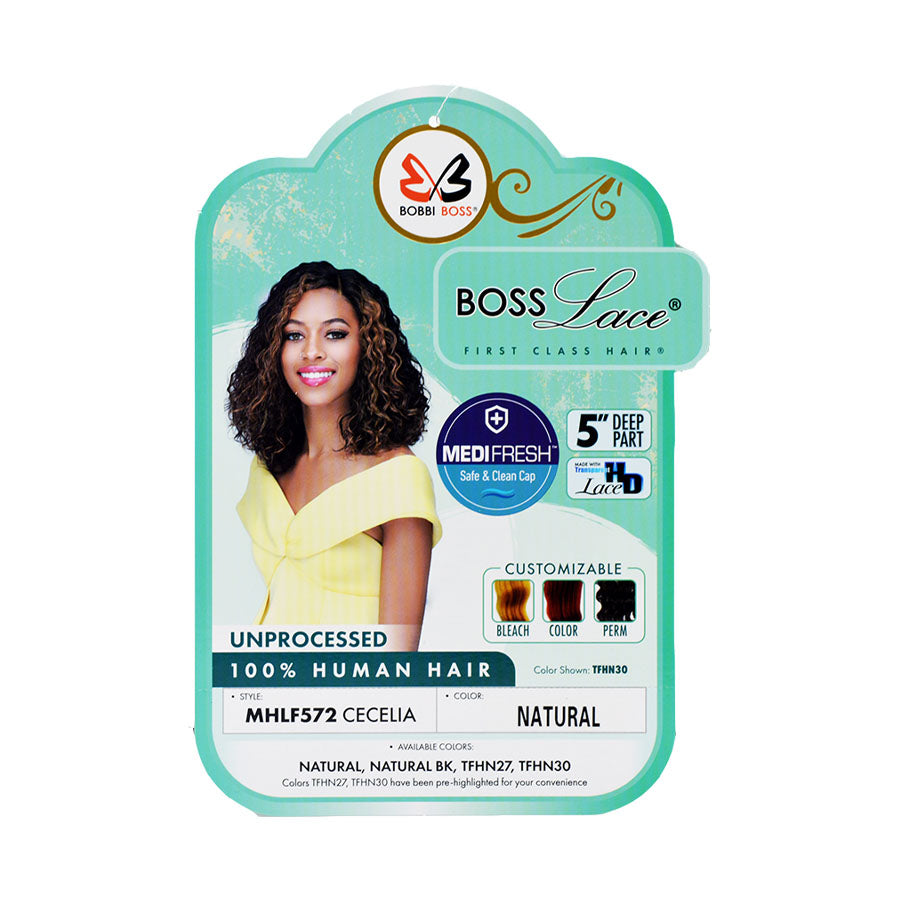 Bobbi Boss - BOSS Lace 100% Human Hair - MHLF572 CECELIA