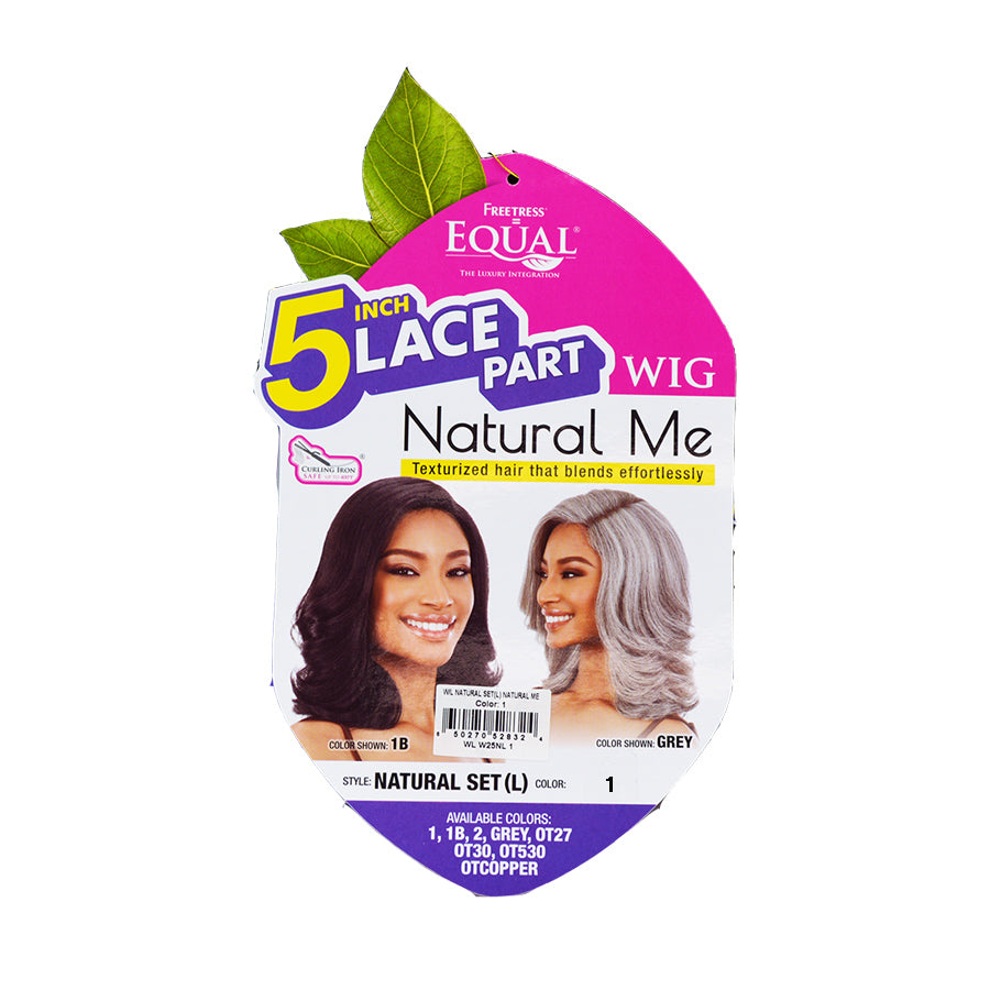 Shake-N-Go, EQUAL - 5 Inch Lace Part Wig - NATURAL SET (L)