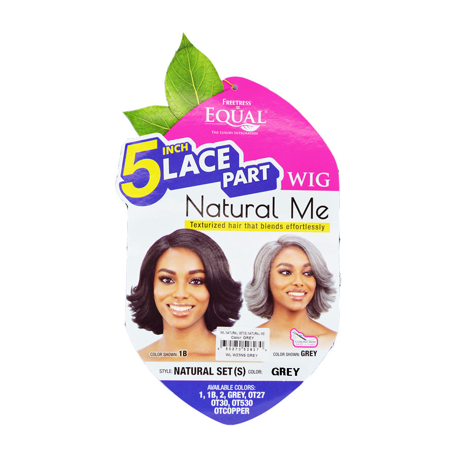 Shake-N-Go, EQUAL - 5 Inch Lace Part Wig - NATURAL SET (S)