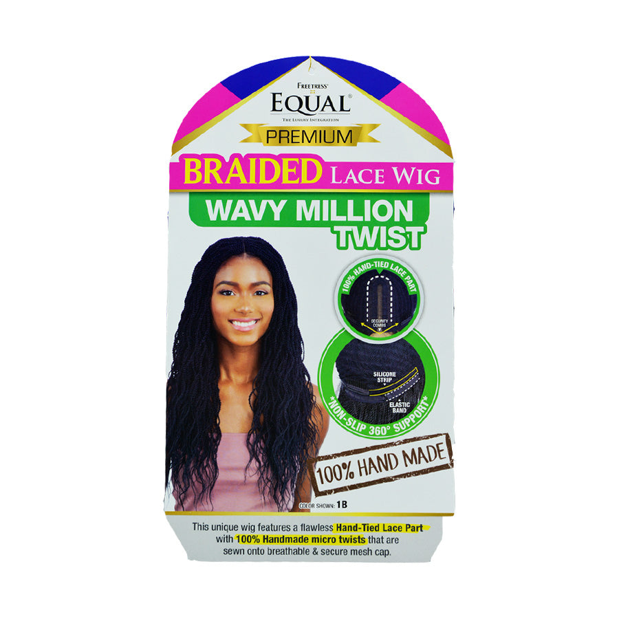 Shake-N-Go, EQUAL - Braided Lace Wig - WAVY MILLION TWIST