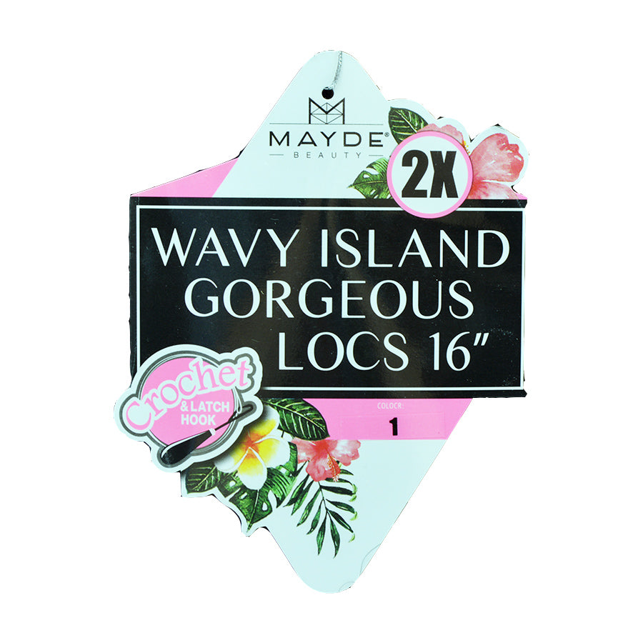 Mayde Beauty Braid - Wavy Island Gorgeous Locs 16"