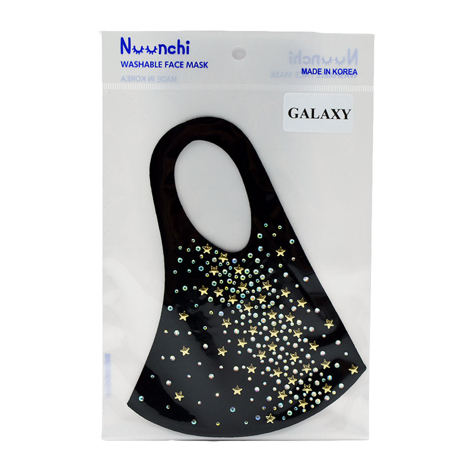 Noonchi - Washable Face Mask - Galaxy (Black)