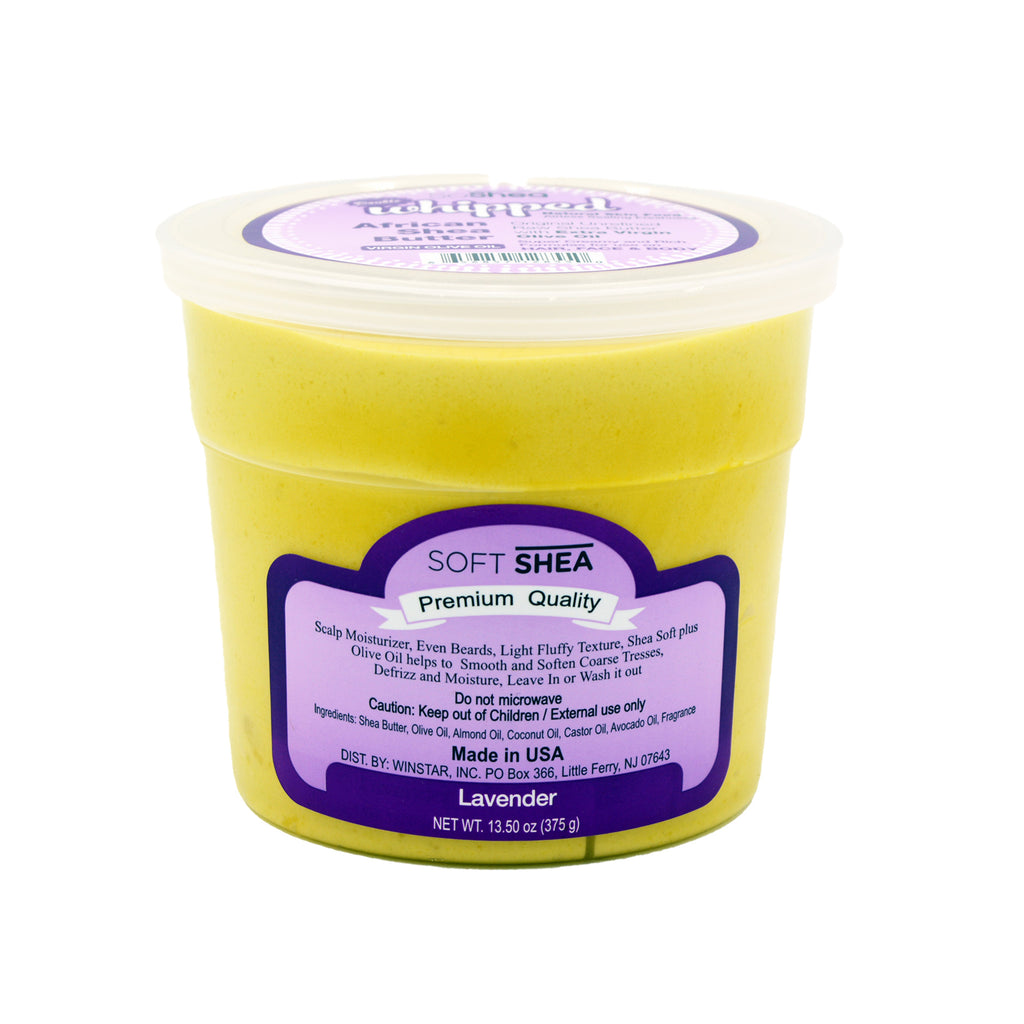 SoShea Double Whipped African Shea Butter - Lavender (13.50 oz)